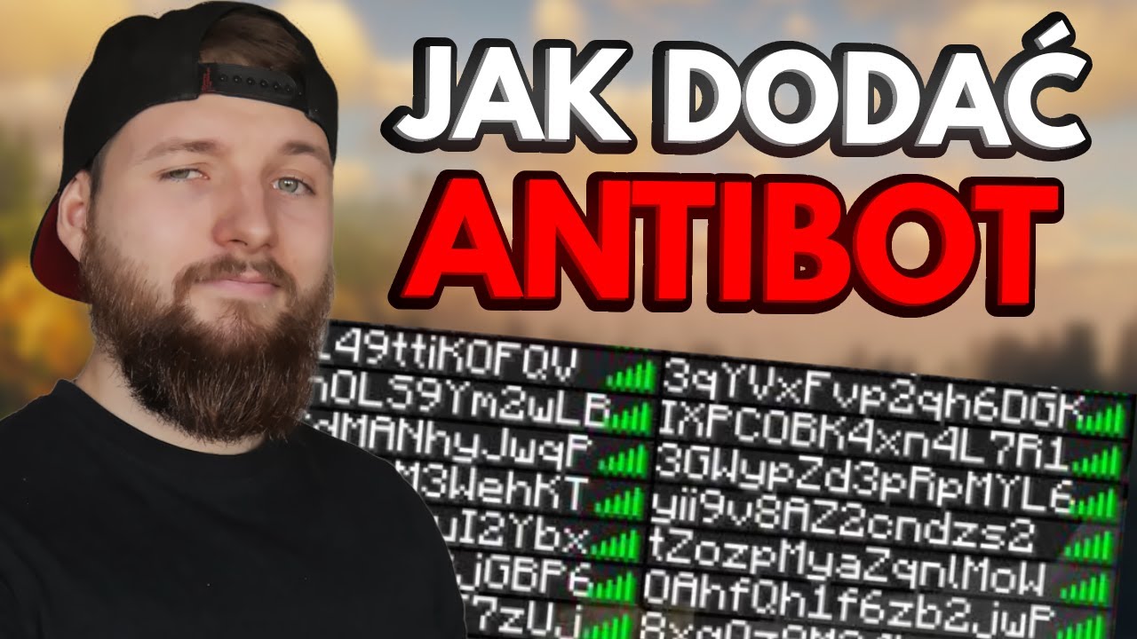 Jak dodać ANTI BOT na Serwer Minecraft?