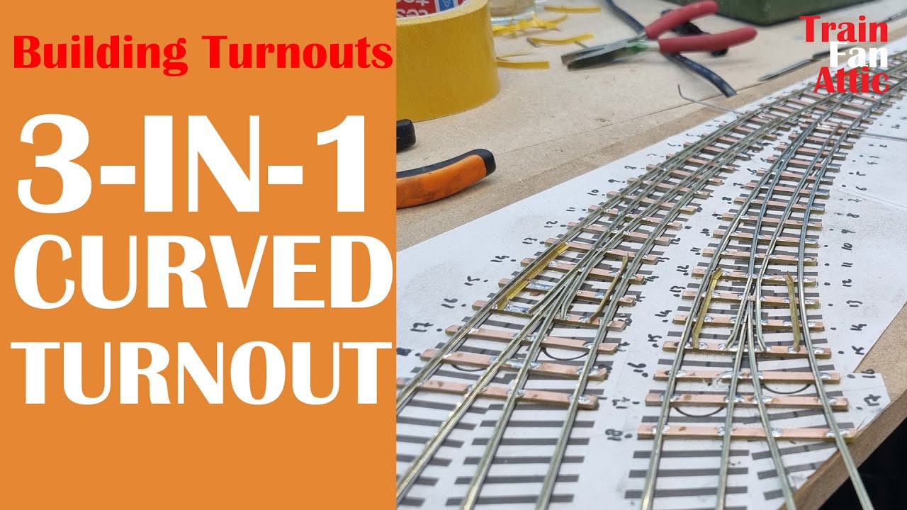 building my own turnouts 3in1 diy