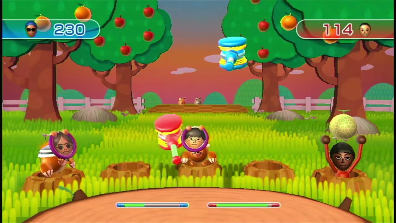Wii Play Motion - Veggie Gaurdin' (2 Players)