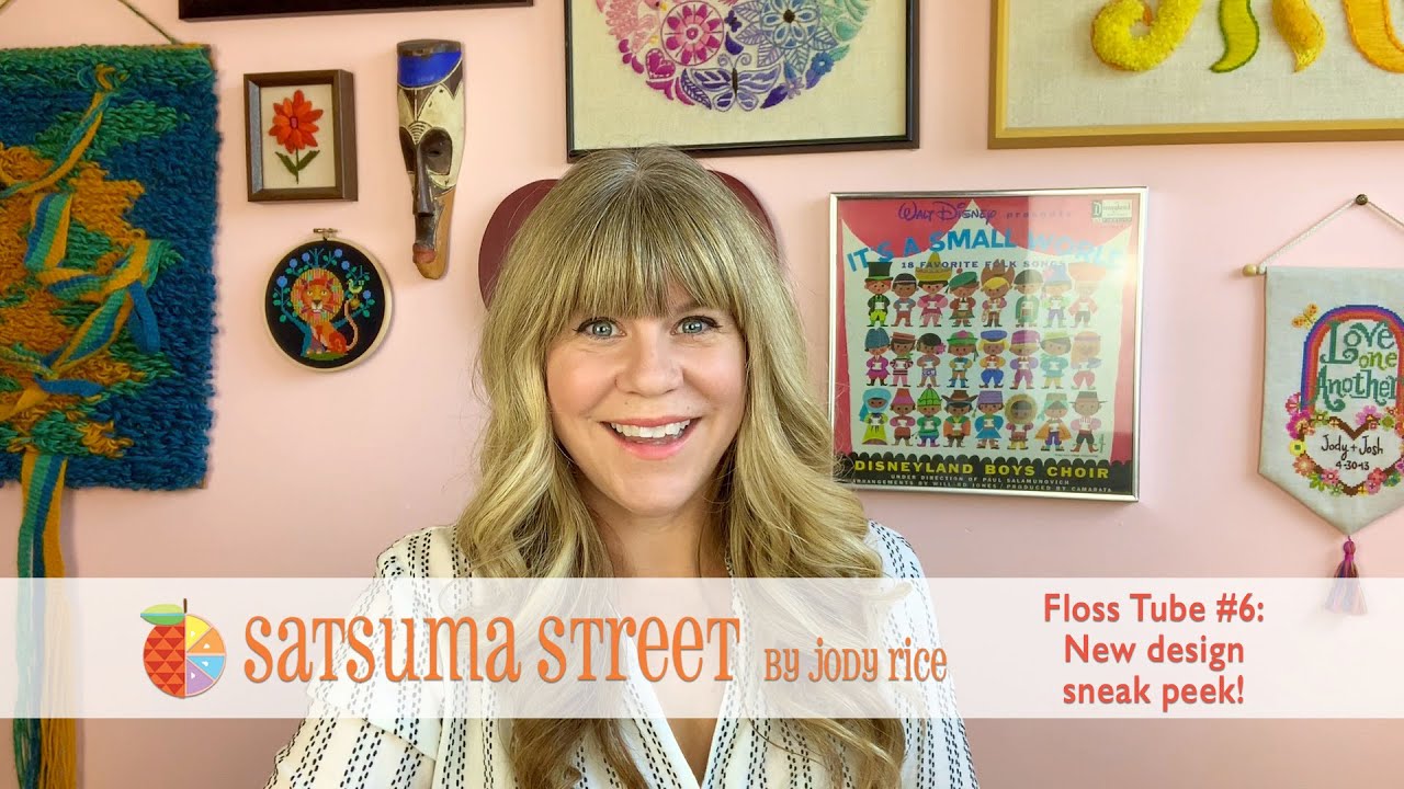 New cross stitch design reveal! - Satsuma Street Floss Tube #6