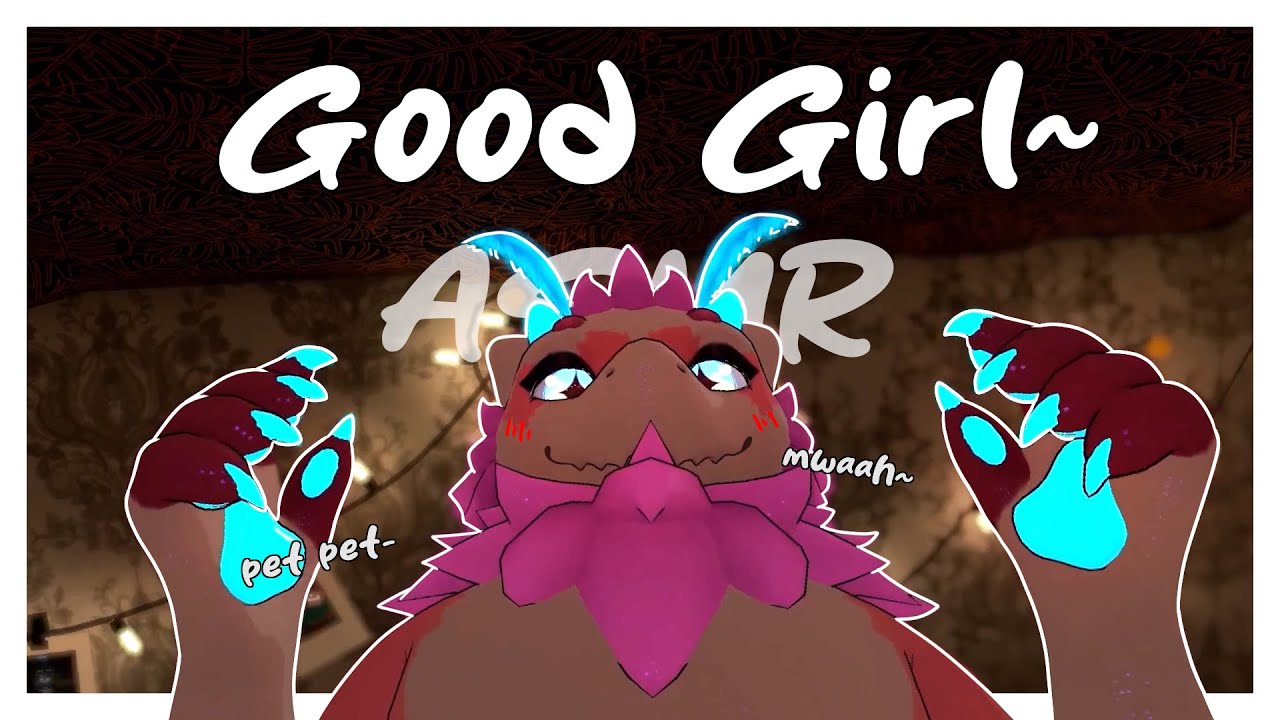 Dragon Pets and Pampers Their Good Girl~ [VRC Furry ASMR] (positive affirmation) (petting)