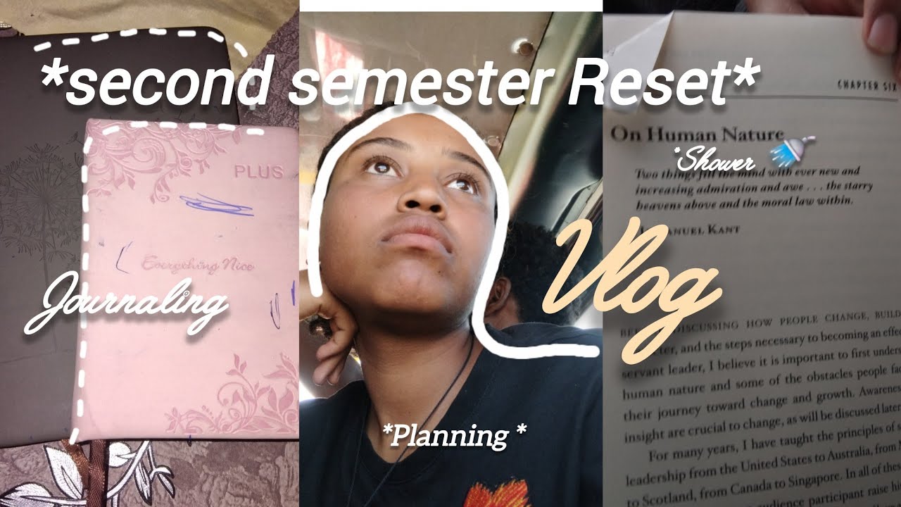 Resetting for Second Semester | School Reset vlog)
