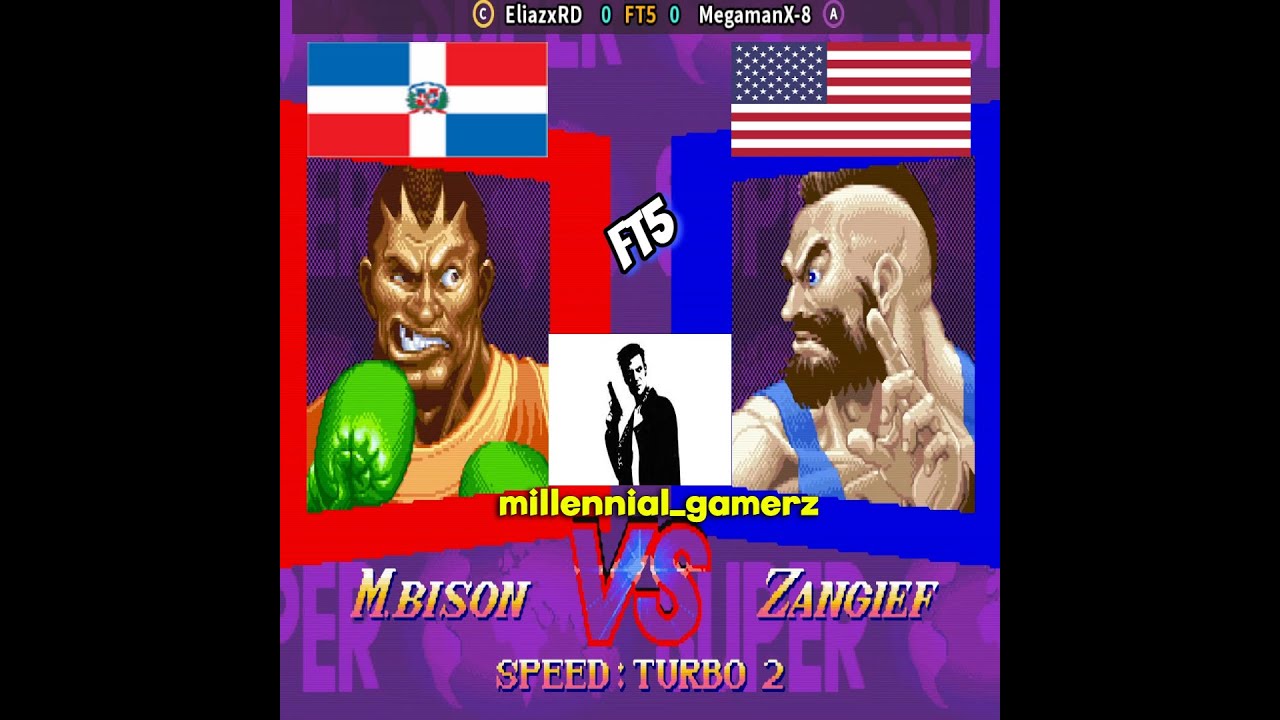 MegamanX-8 (Zangief) vs EliazxRD (M.Bison) | FT5 | Super Street Fighter II X:Grand Master Challenge