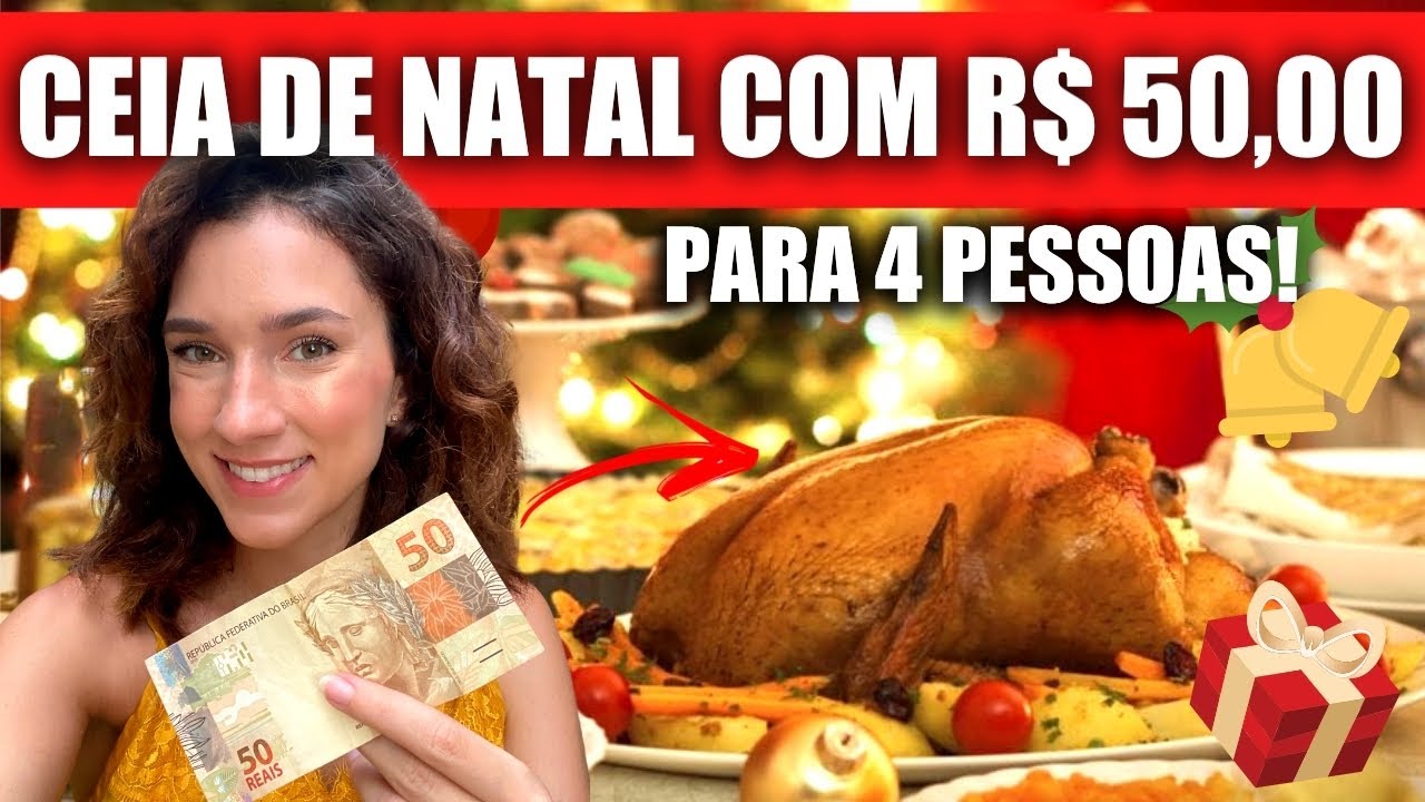CEIA DE NATAL COMPLETA E GOSTOSA COM R$ 50 REAIS