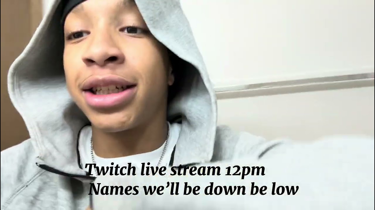 Twitch Live stream at 12 pm tonight 