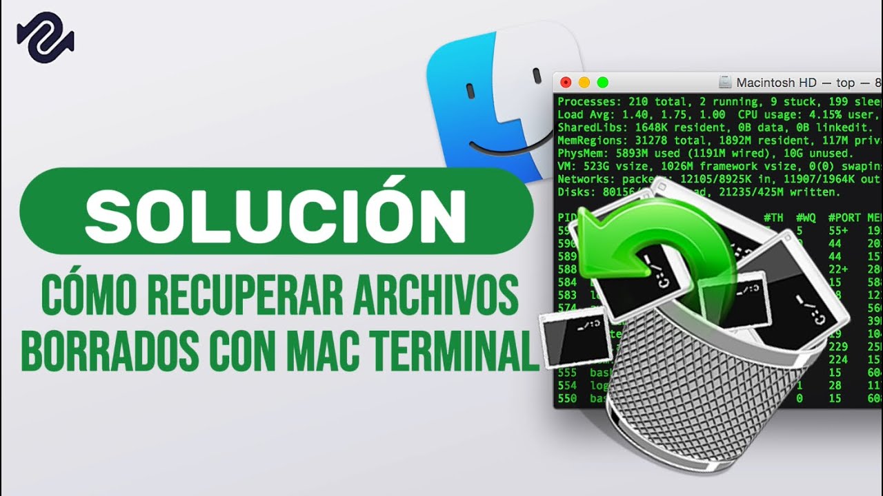 Soluci&oacute;n r&aacute;pida para recuperar archivos borrados con Mac Terminal