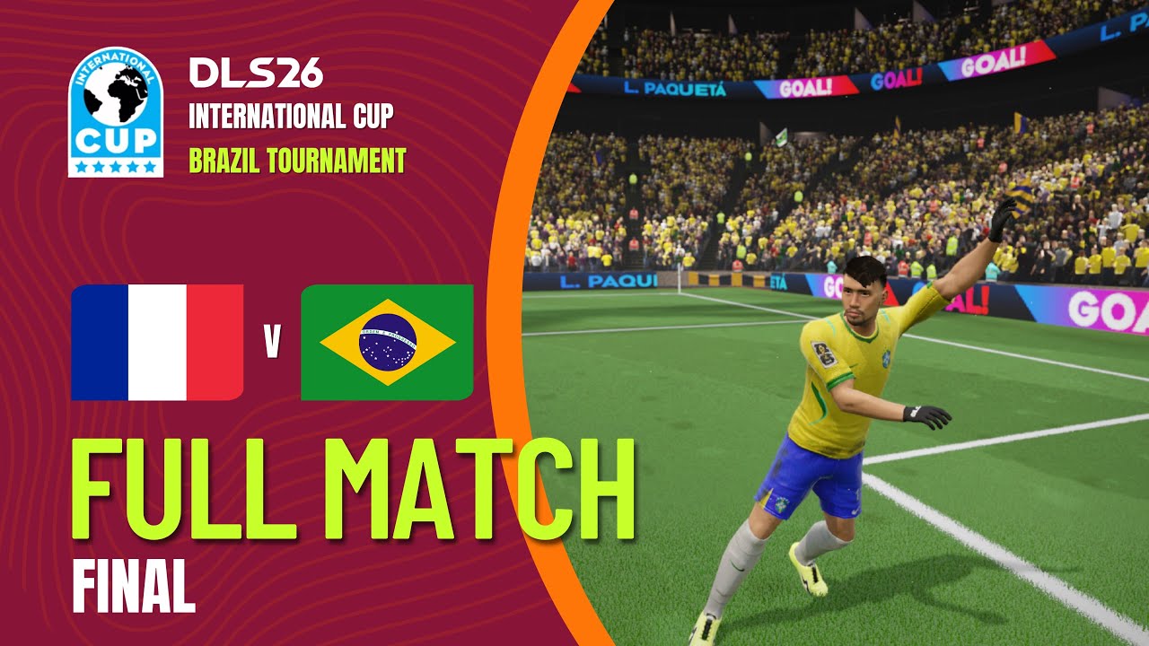 France vs Brazil | INTERNATIONAL CUP | DLS26