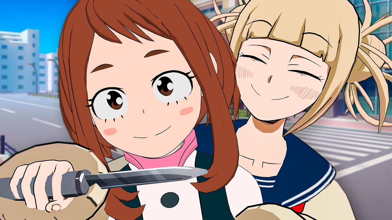Toga quer FICAR com a Urakaka e o Deku? | Ochako e Himiko PERGUNTAS e RESPOSTAS no Boku no Hero Vr