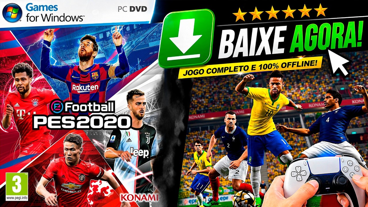 PRO EVOLUTION SOCCER 2020 GUIA COMPLETO PASSO A PASSO