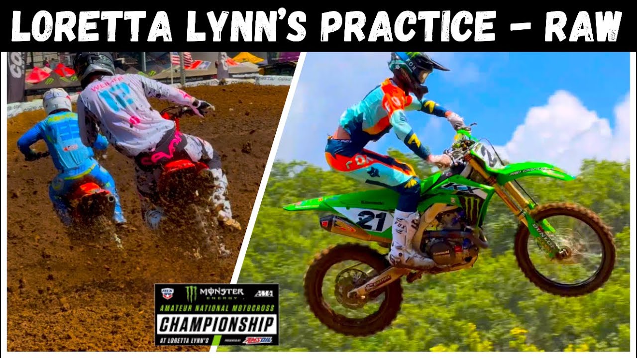 ROUGHEST TRACK I’VE EVER SEEN! Pro Sport, 250 B, 125’s & 25 Plus Legends Lorettas Practice NATIONAL