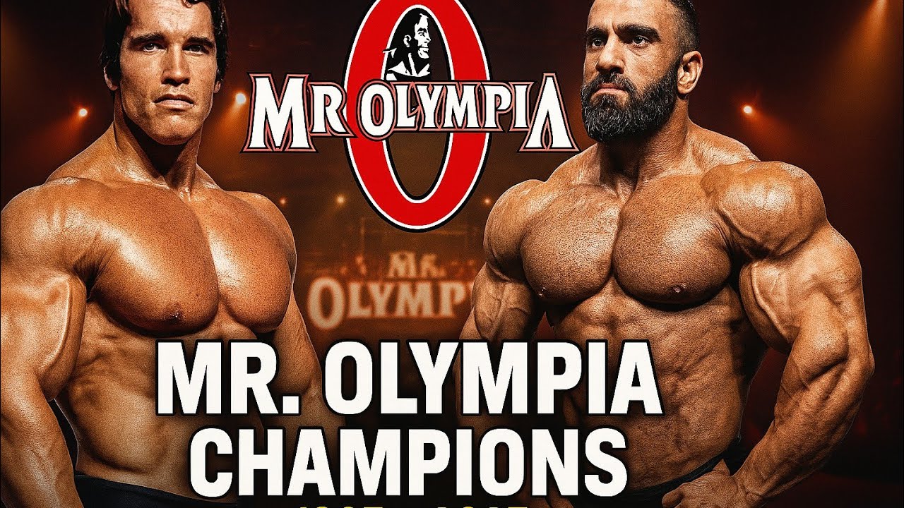 (1965-2025) Mr. Olympia Champions from the Beginning to Today