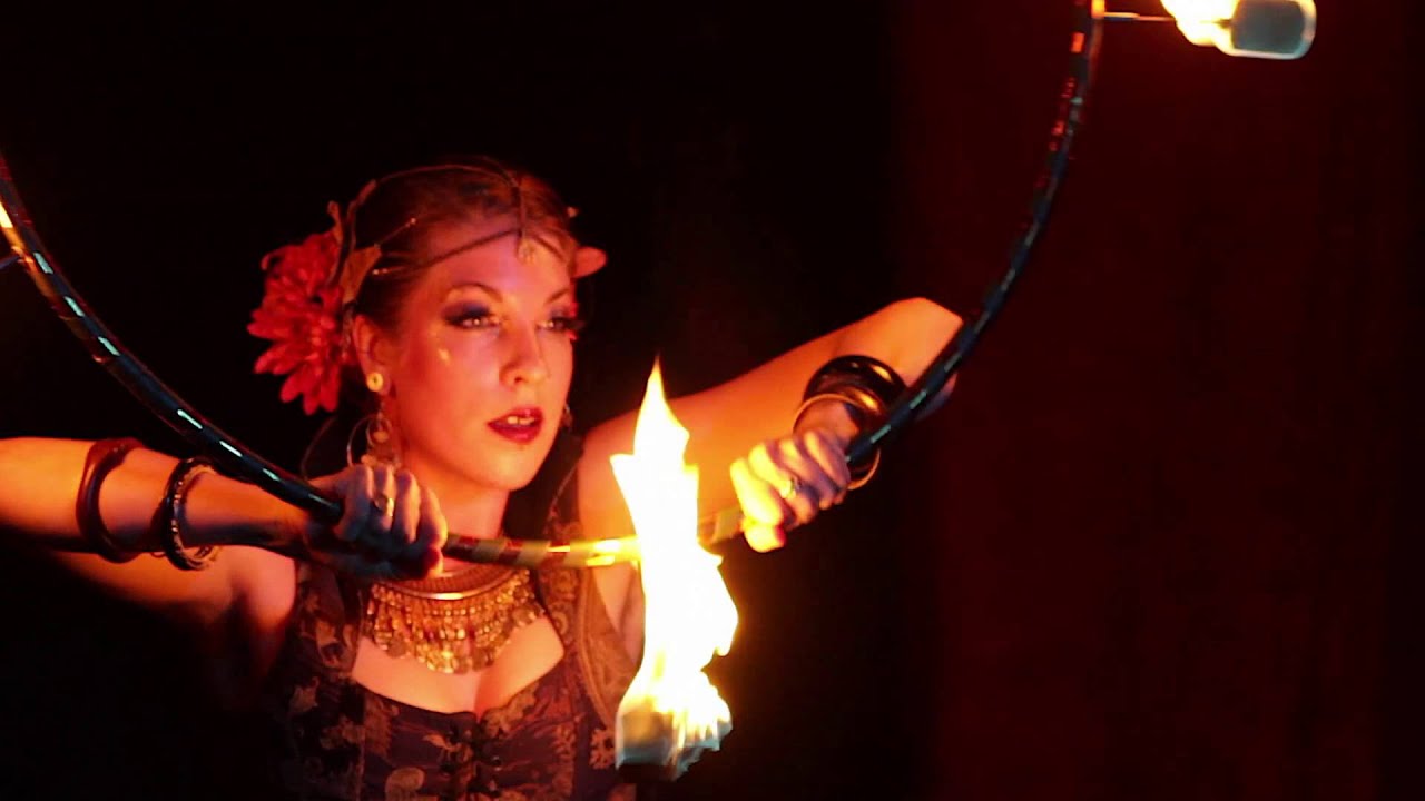 Gaea Lady ::  Fire Hoop Bellydance at the Show Me Burlesque Festival 2015