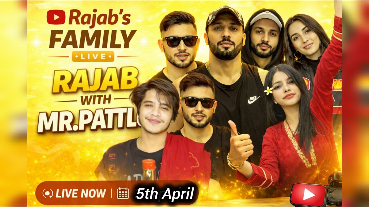 RAJAB'S FAMILY LIVE 🔥 PK Battles | Laughter Fun Stream 5 April