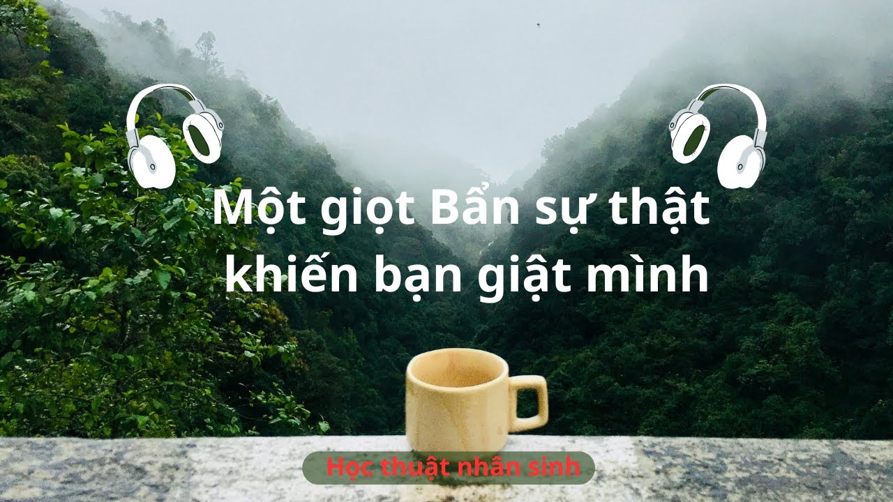 Một Giọt nước bẩn có thể hủy hoại cả cuộc đời bạn- sự thật khiến bạn giật mình