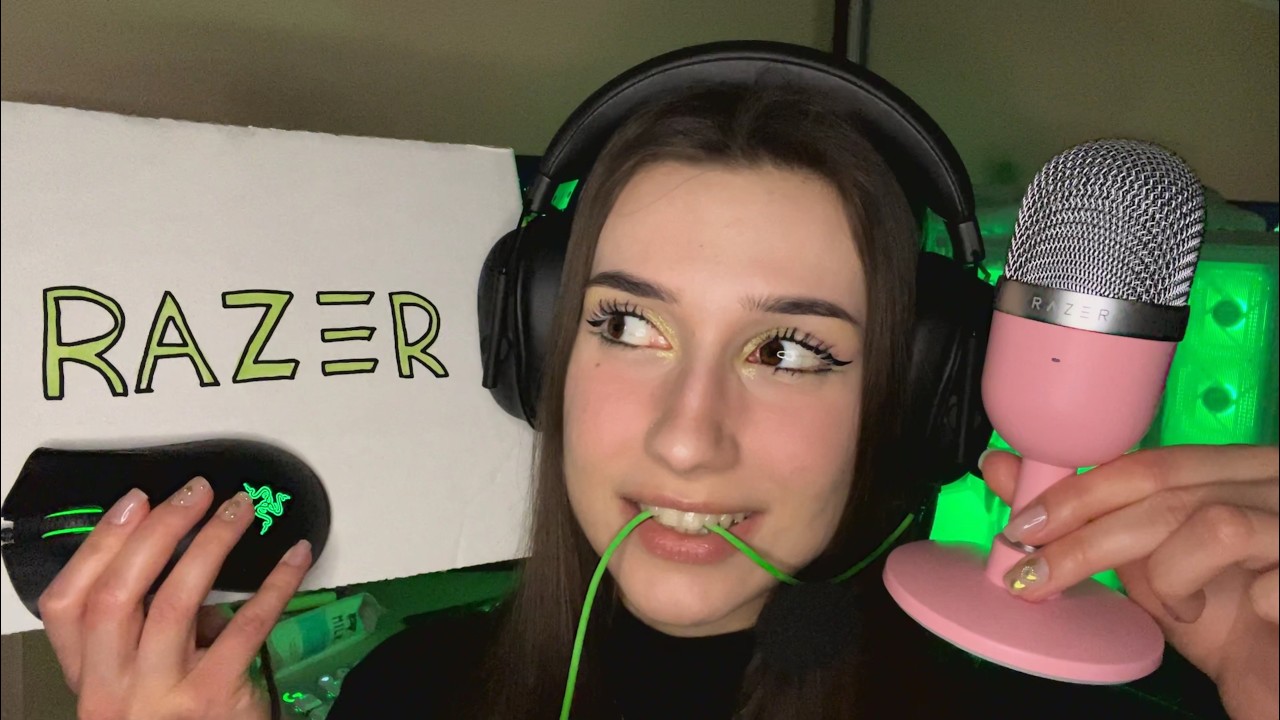 Gaming thrift shop RP - Full Razer setup for under 100$ ASMR!!