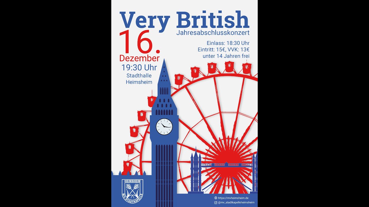 Very British?! Jahresabschlusskonzert 2023
