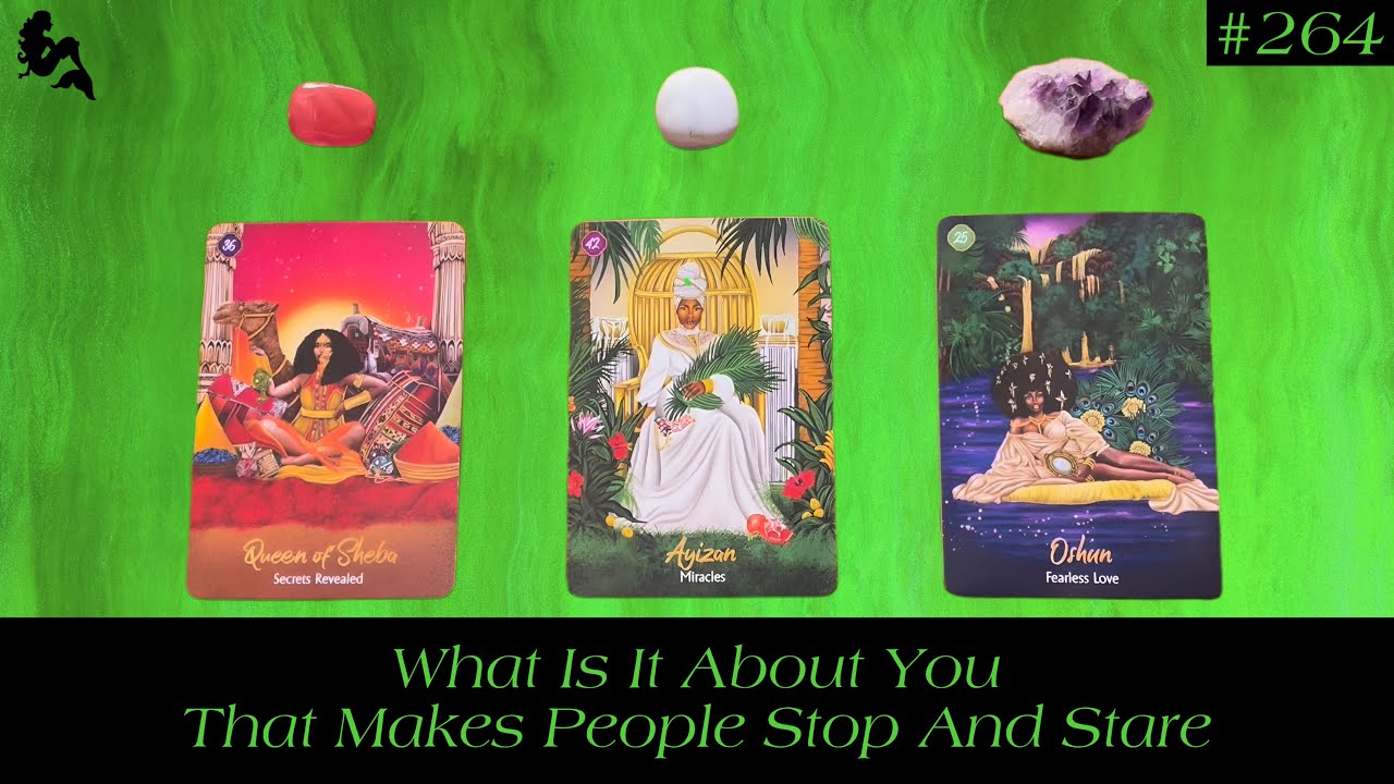 What Is It About You That Makes People Stop And Stare 👀🥵❤️‍🔥🌹🤭 ~ Timeless Pick a Card Tarot