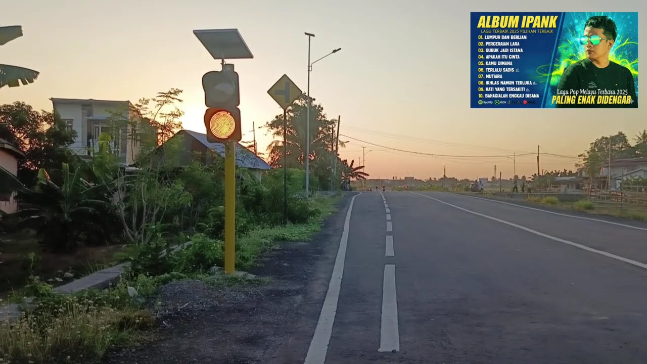 afternoon motorbike ride enjoying the sunset