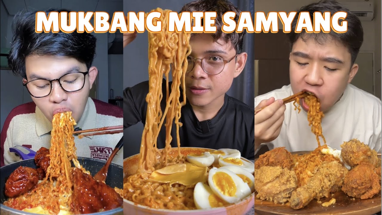 MUKBANG MIE SAMYANG 🤤😋😍🍝 ||