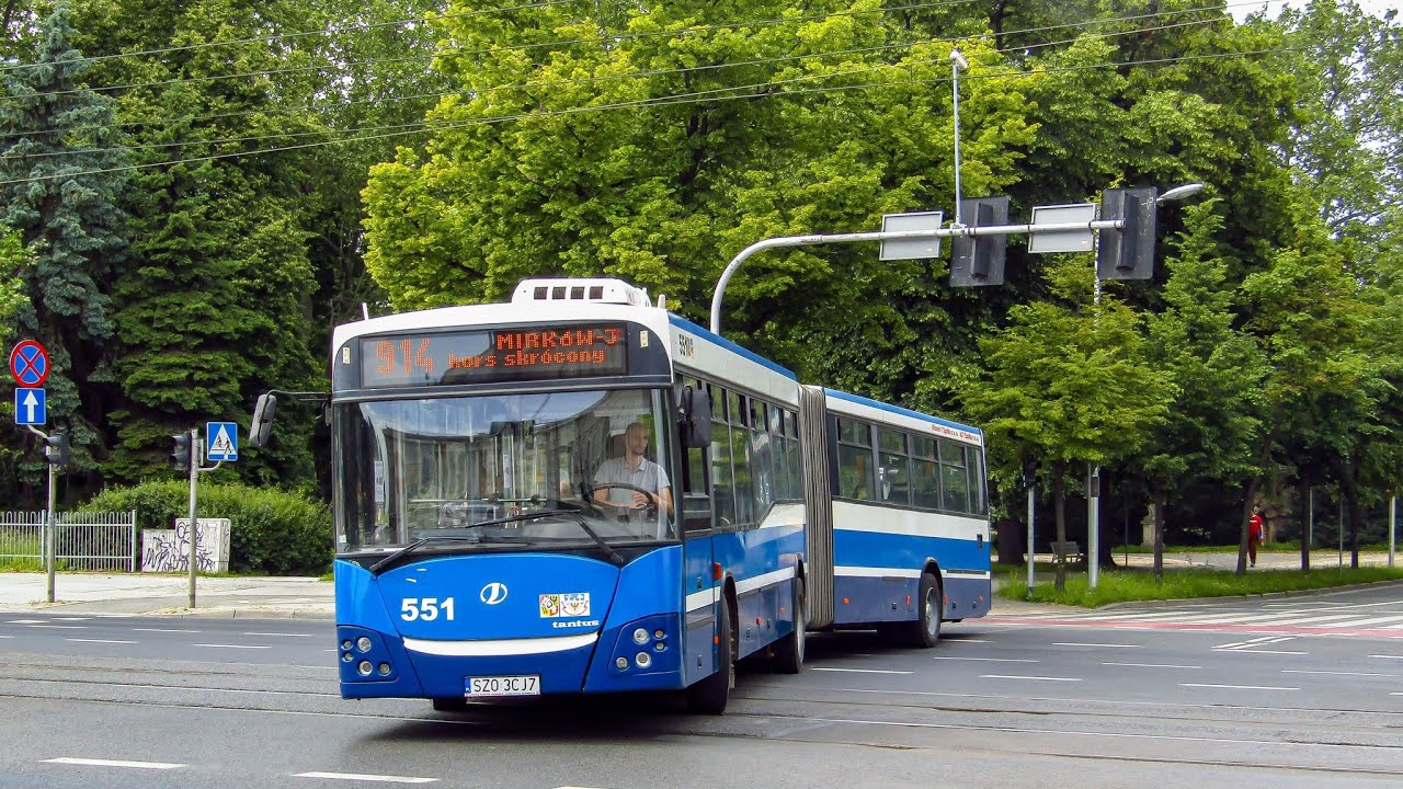 Linia 914 - Jelcz M181MB/3 #551 (A21 Żory oddz. Wrocław) - Najlepszy 🎶Voith🎶 w mieście!!!