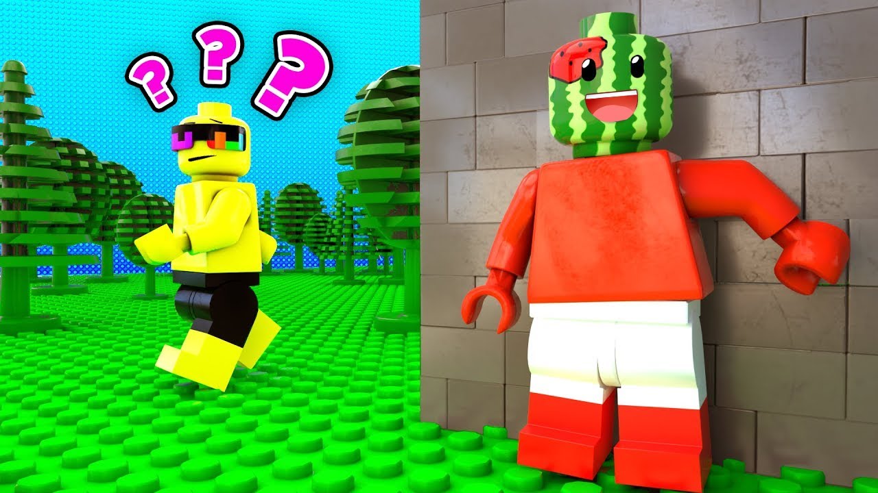 WE'RE LEGOS In Minecraft Hide and Seek!