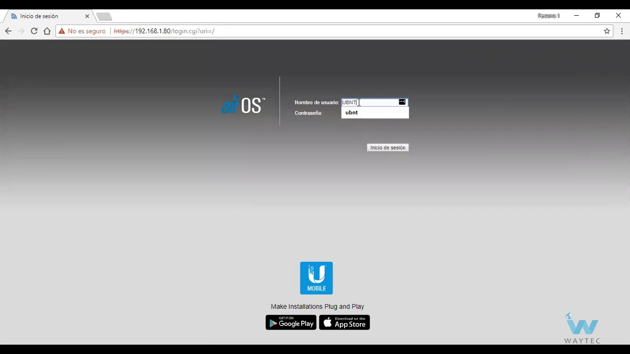 Configuración power beam m5 300 Ubiquiti