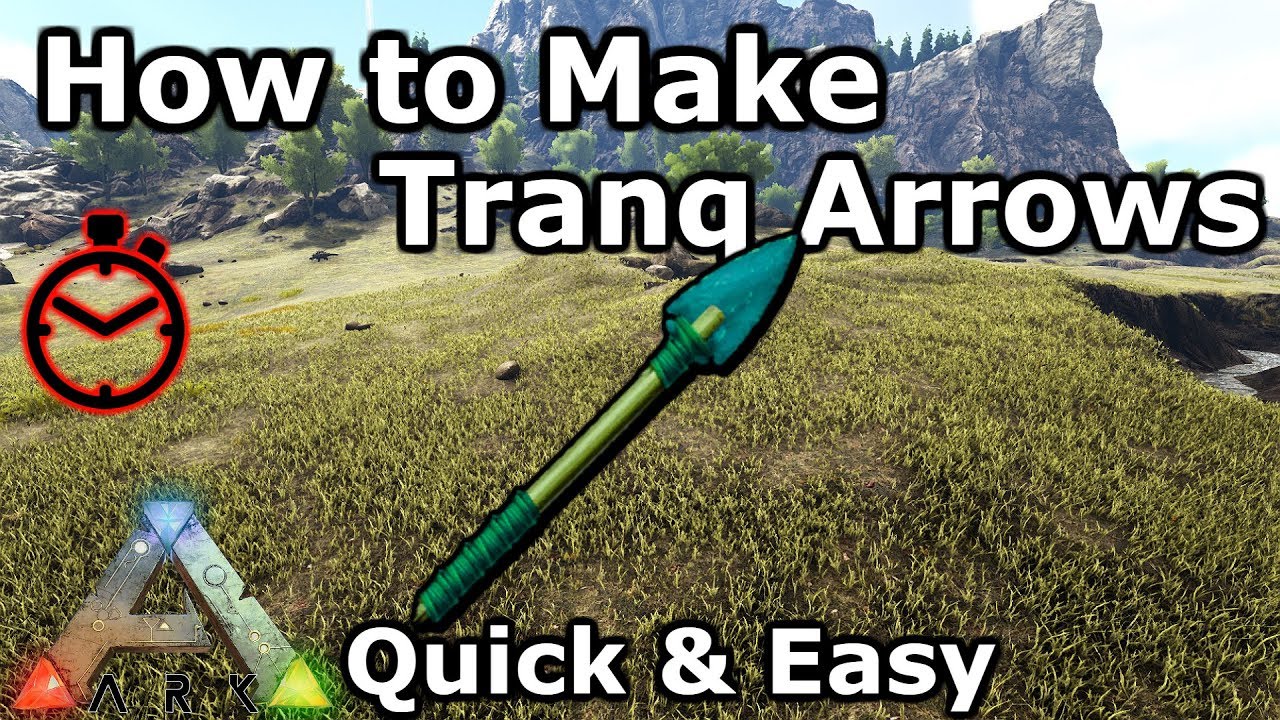 How to Make Tranq Arrows | Quick & Easy | Ark: Survival Evolved