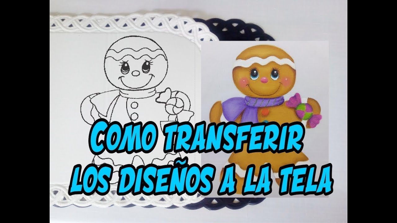 Como Transferir Los Dibujos, Moldes o Diseños A La Tela