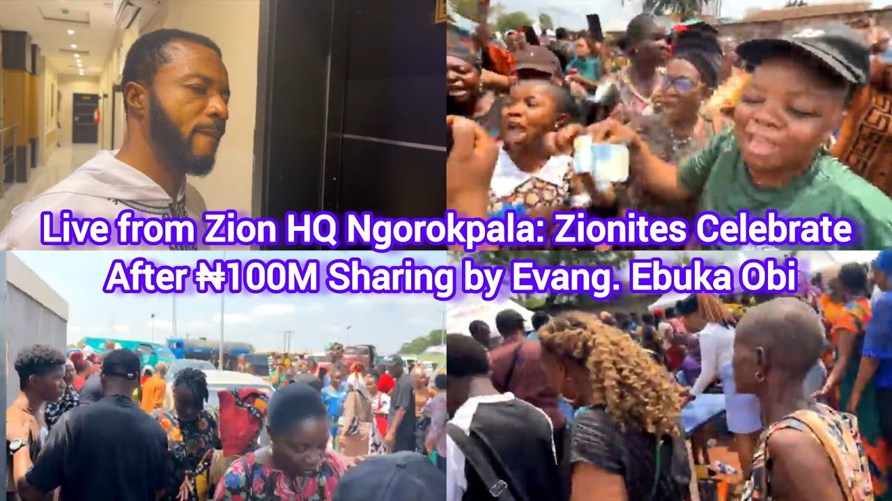 Live from Zion HQ Ngorokpala: Zionites Celebrate After ₦100M Sharing by Evang. Ebuka Obi
