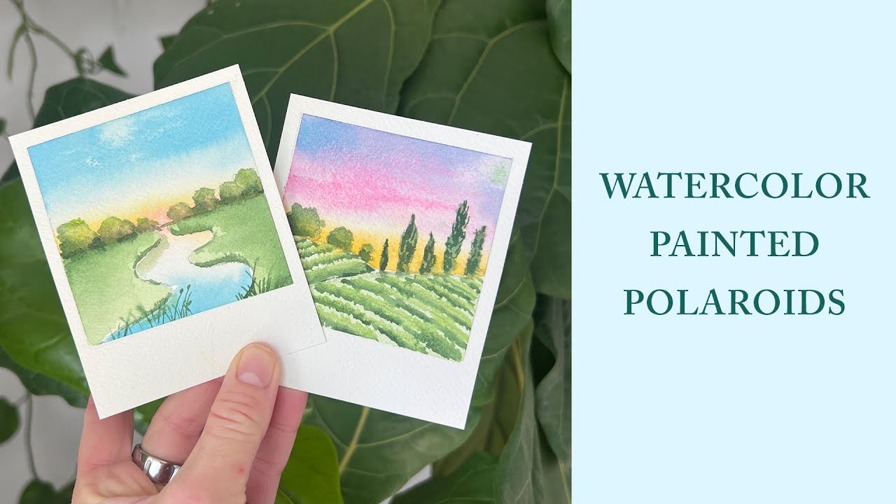 How to paint watercolor landscape scenes