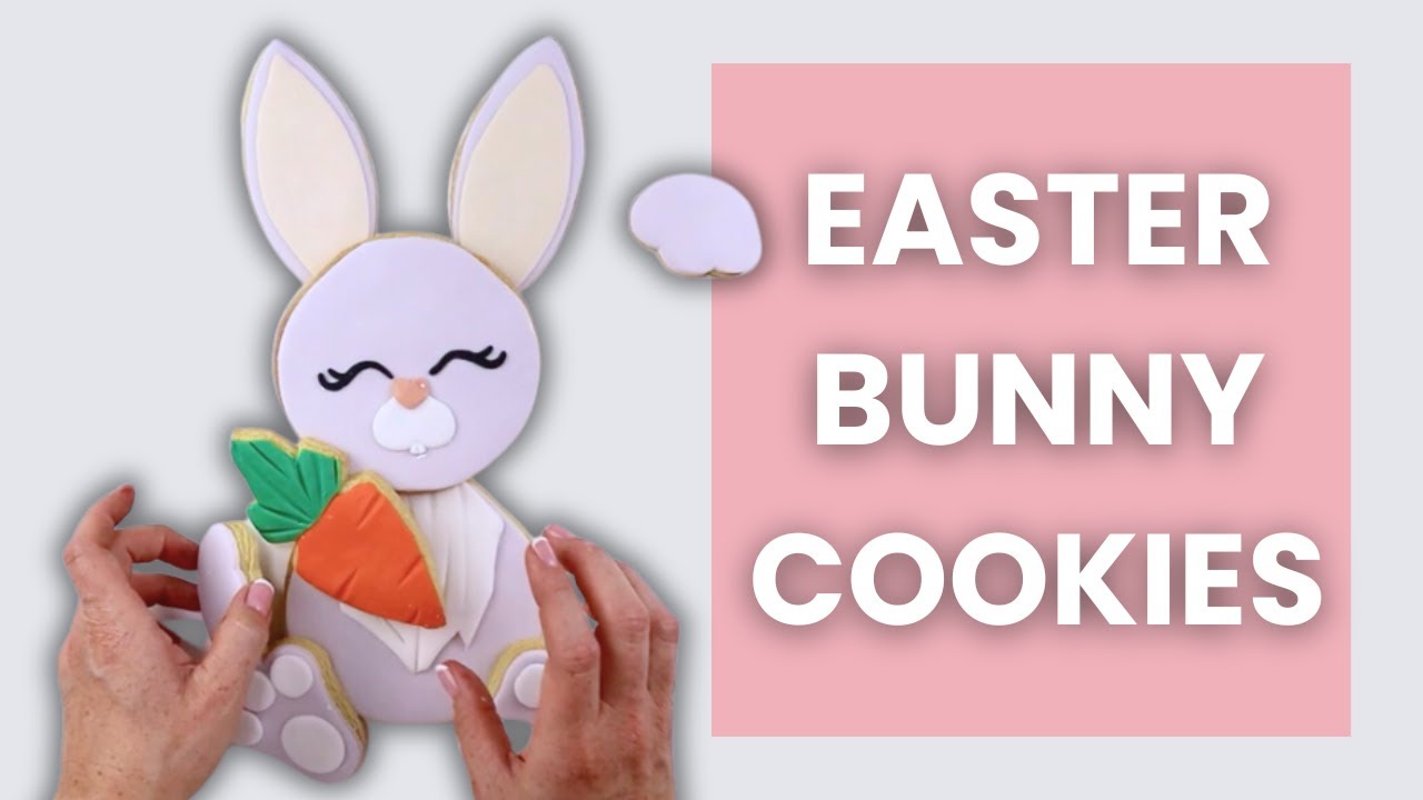 Adorable Easter Bunny Cookies | Simple Fondant Decorating for Beginners
