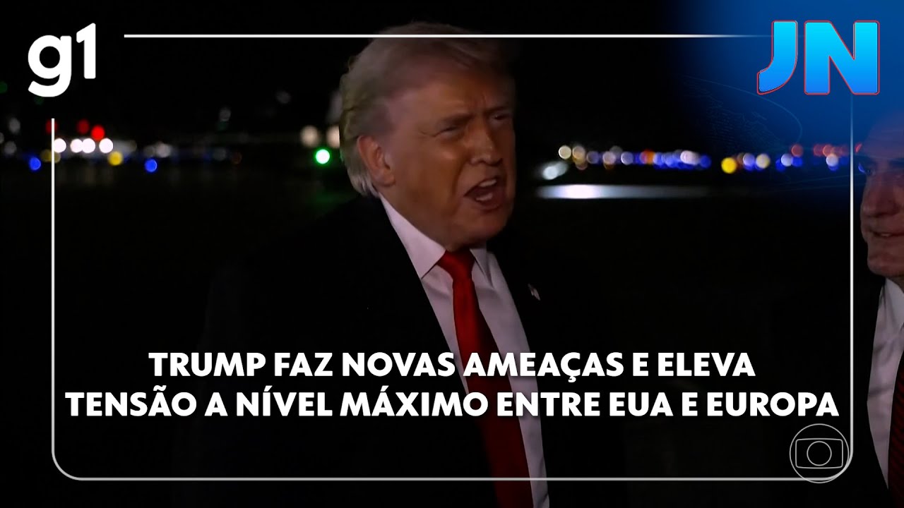 JN: Em sequência vertiginosa de mensagens, Trump ironiza e ameaça aliados e expõe conversas privadas