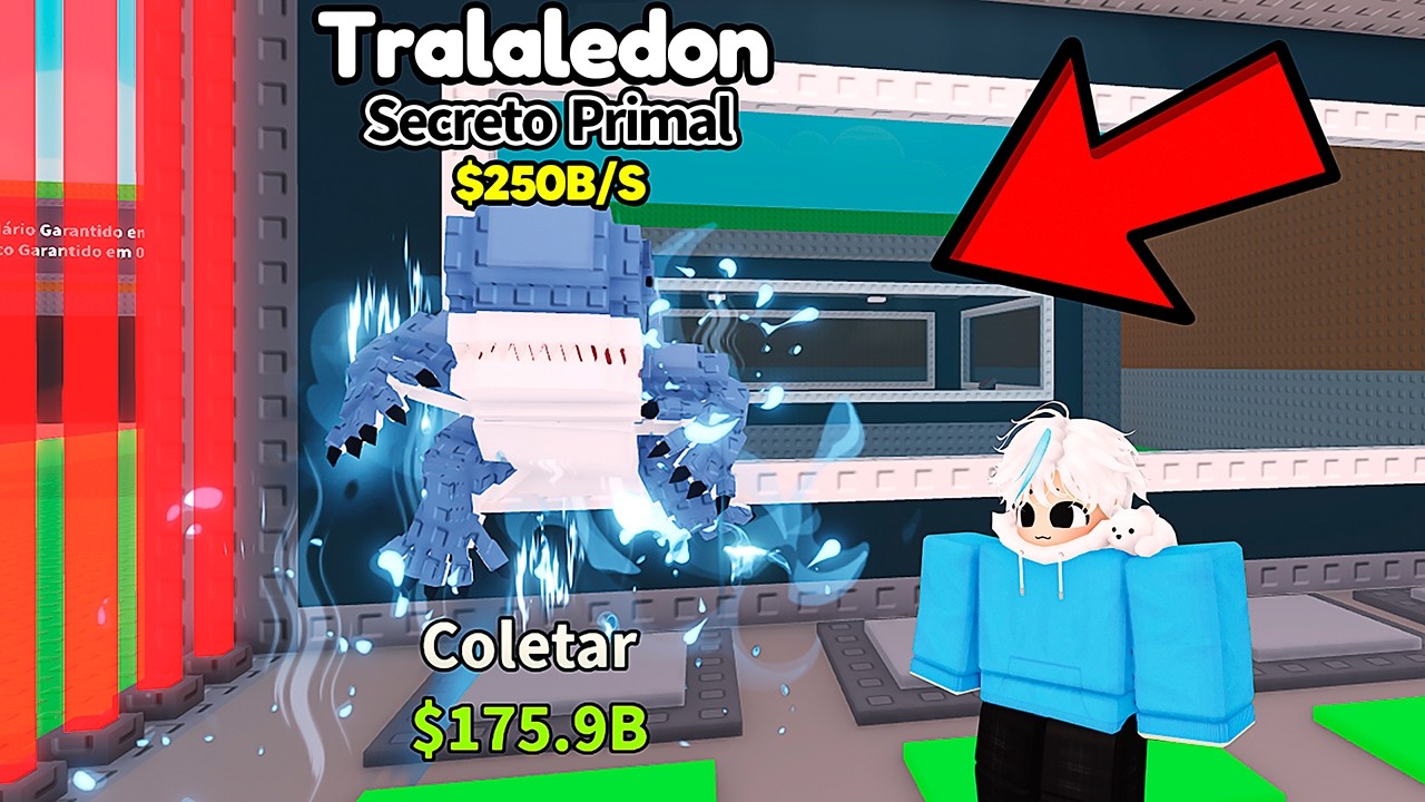PRIMAL!🦈 PASSEI 24 HORAS PRA CONSEGUIR O NOVO CRAFT MAIS INSANO DO ROUBE UM BRAINROT!