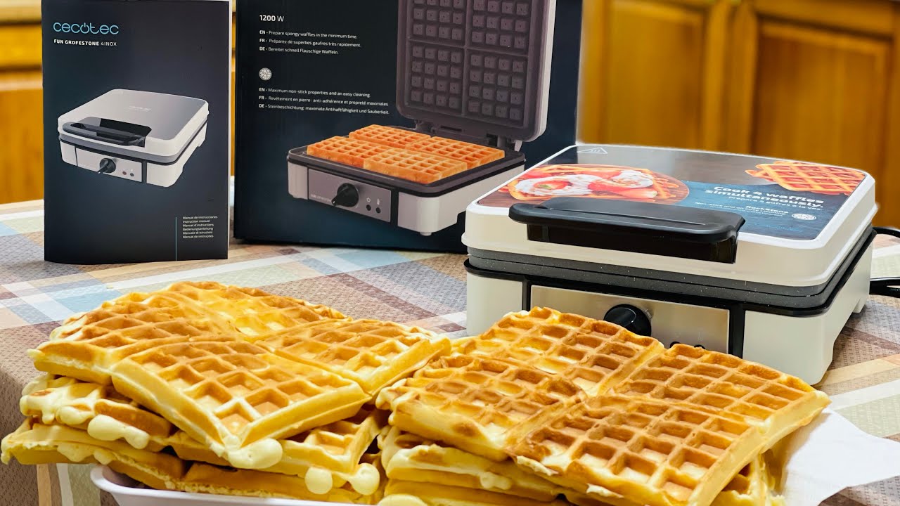 Waffle con la FUN GOFRESTONE 4 INOX ( recensione +test) CECOTEC