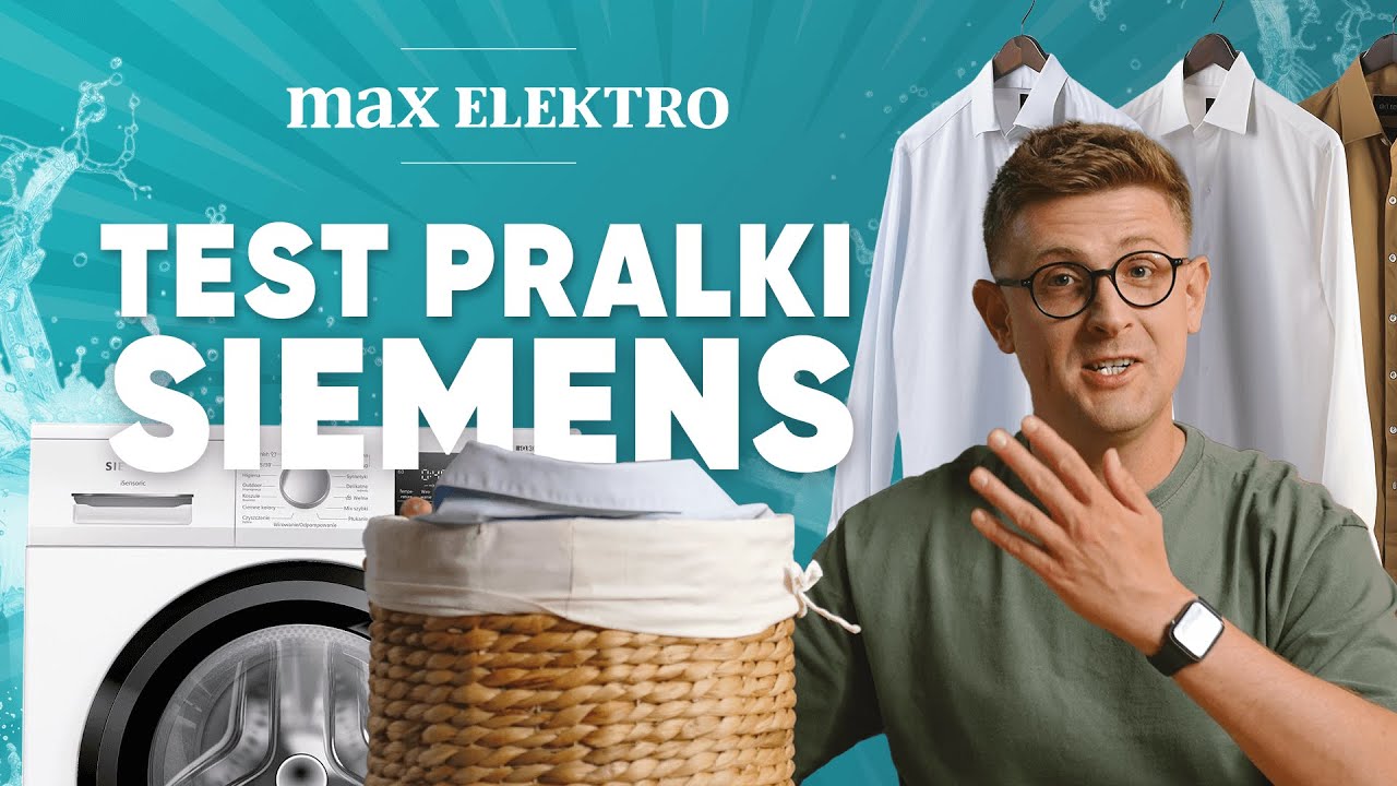 Wypierze, odświeży, wyprasuje? 🤔 &ndash; pralka Siemens IQ300 WM14N277PL | Testy na Maxa
