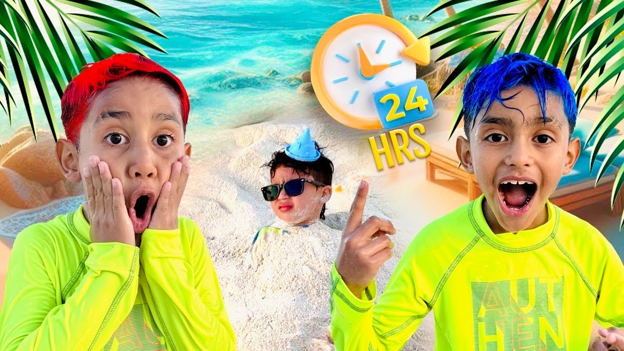 24 HORAS EN LA PLAYA😱🌴| LOS MATEOS