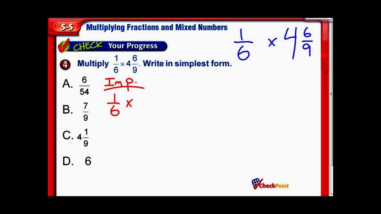 Multiply Fractions & Mixed Numbers - Middle School Math