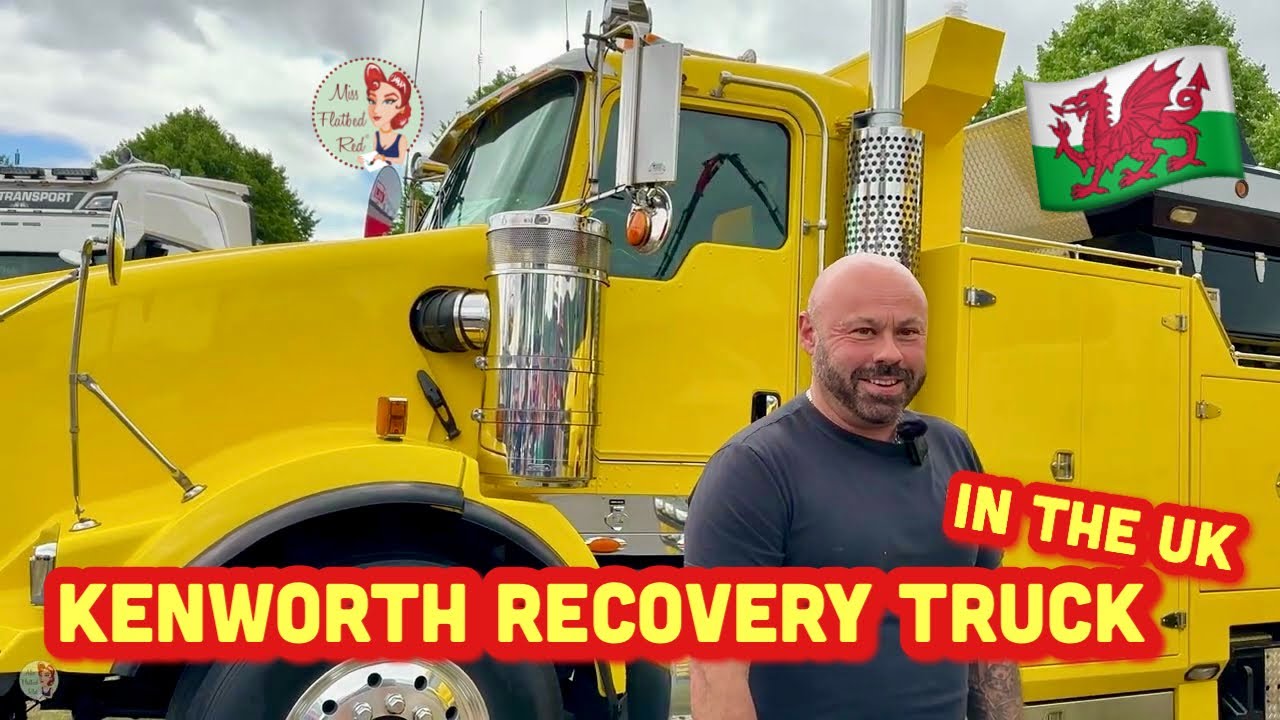 Эвакуатор Kenworth в Великобритании! Экскурсии на грузовиках Kenworth и Scania от Walls Truck Ser...