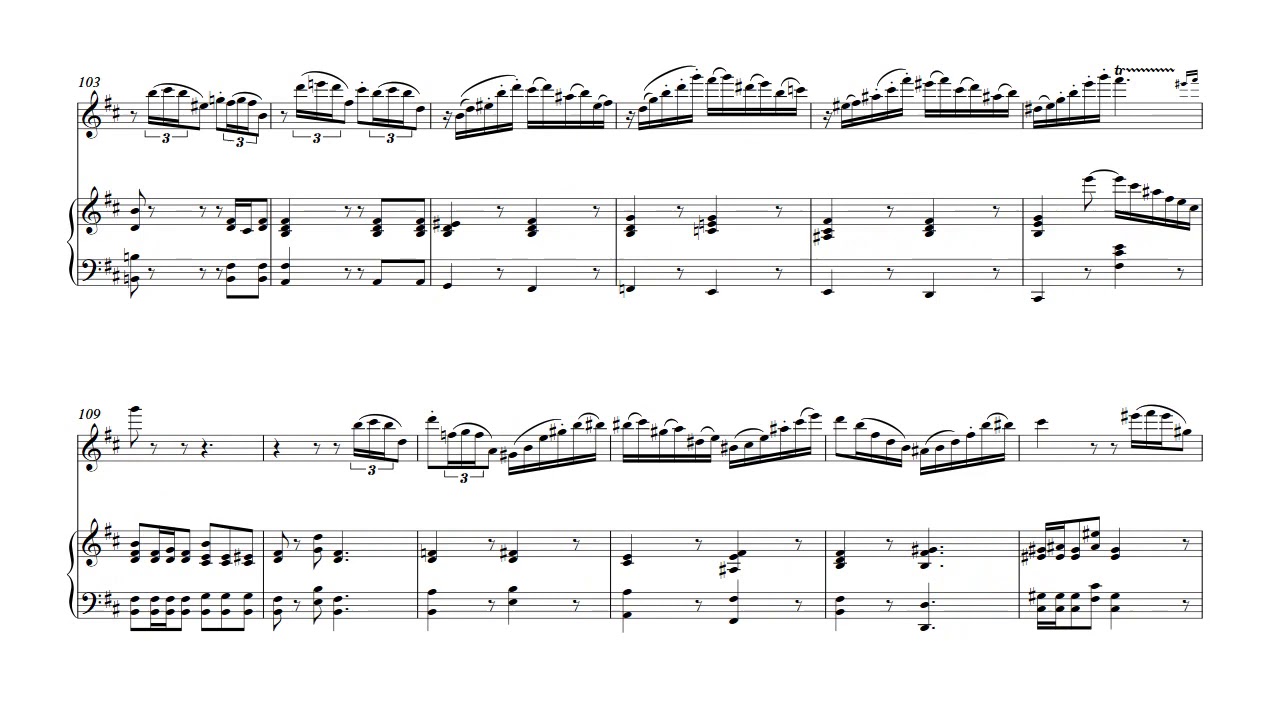 Carl Reinecke Flute Concerto, 1mov, Orchestral Accompaniment