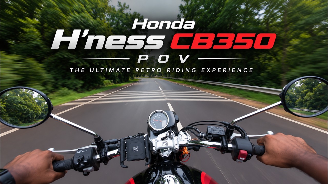 Honda H'ness CB350 POV | The Ultimate Retro Riding Experience