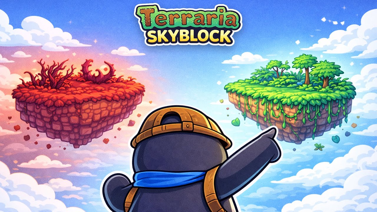 Terraria Skyblock, Now With More Islands!