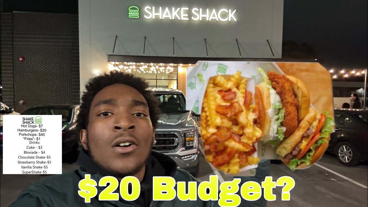 Trying Shake Shack On A $20 Budget | Honest Review 📍