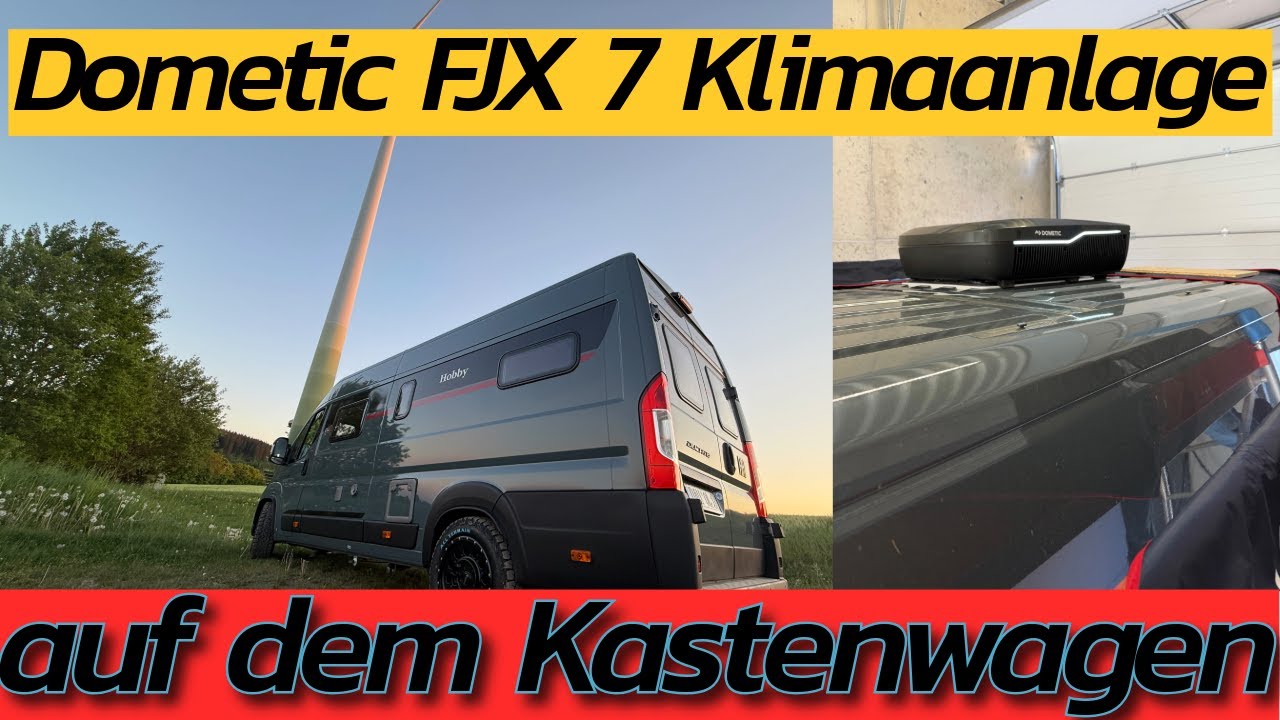 Klimaanlage Dometix FJX7 im Kastenwagen autark bis zu 10 Stunden nutzen ❄❄❄🌡🌡💨💨💨💨
