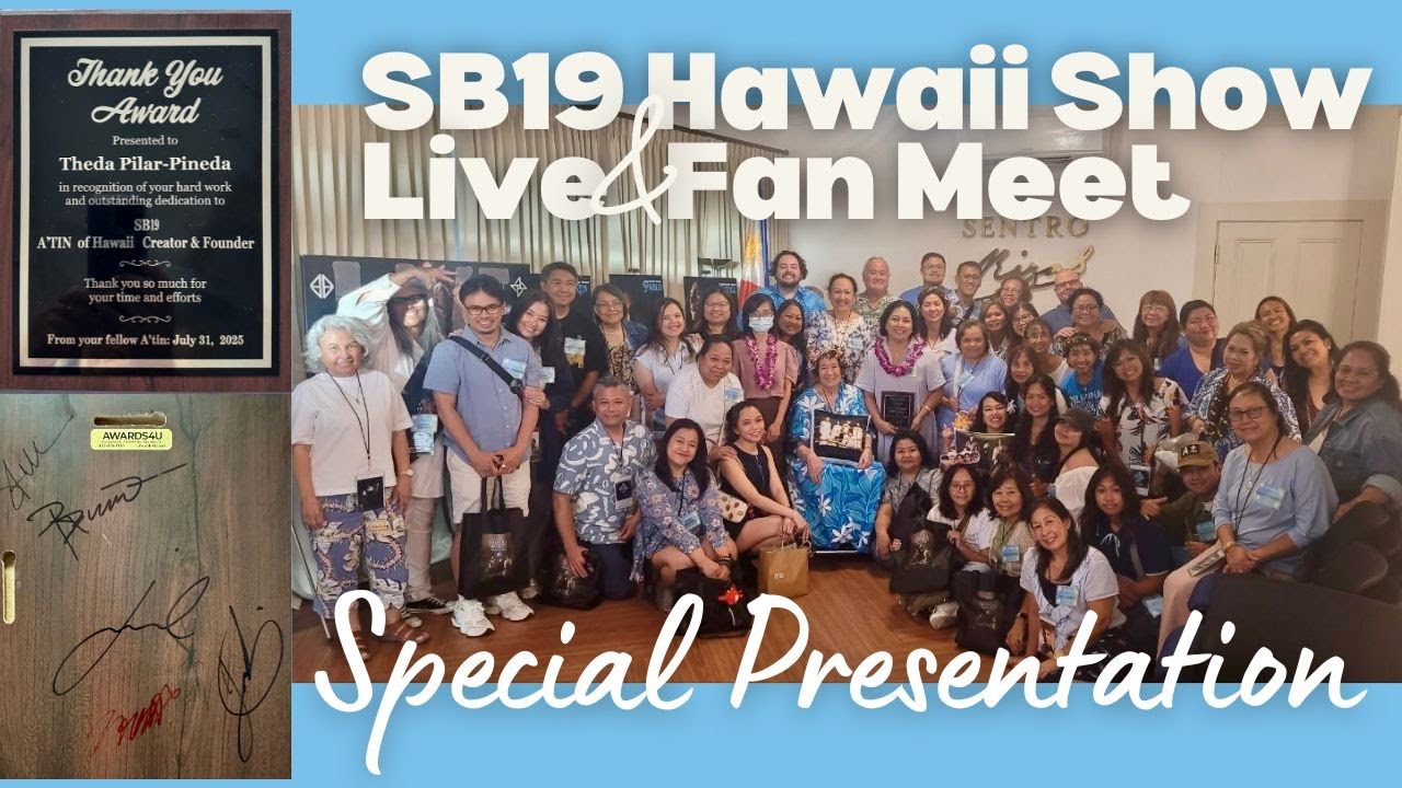 SB19 Blew Tita A'tin Away at the Fan Meet
