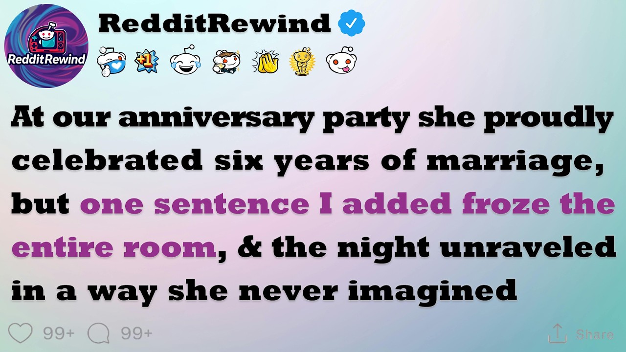 She toasted our perfect marriage in front of everyone, but the truth I revealed mid-party changed..