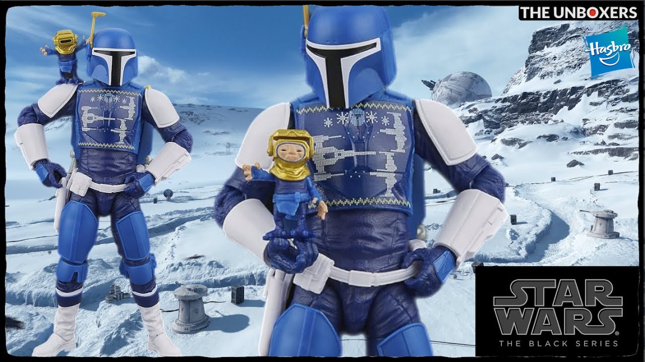 Star Wars The Black Series Mandalorian Scout Holiday Edition