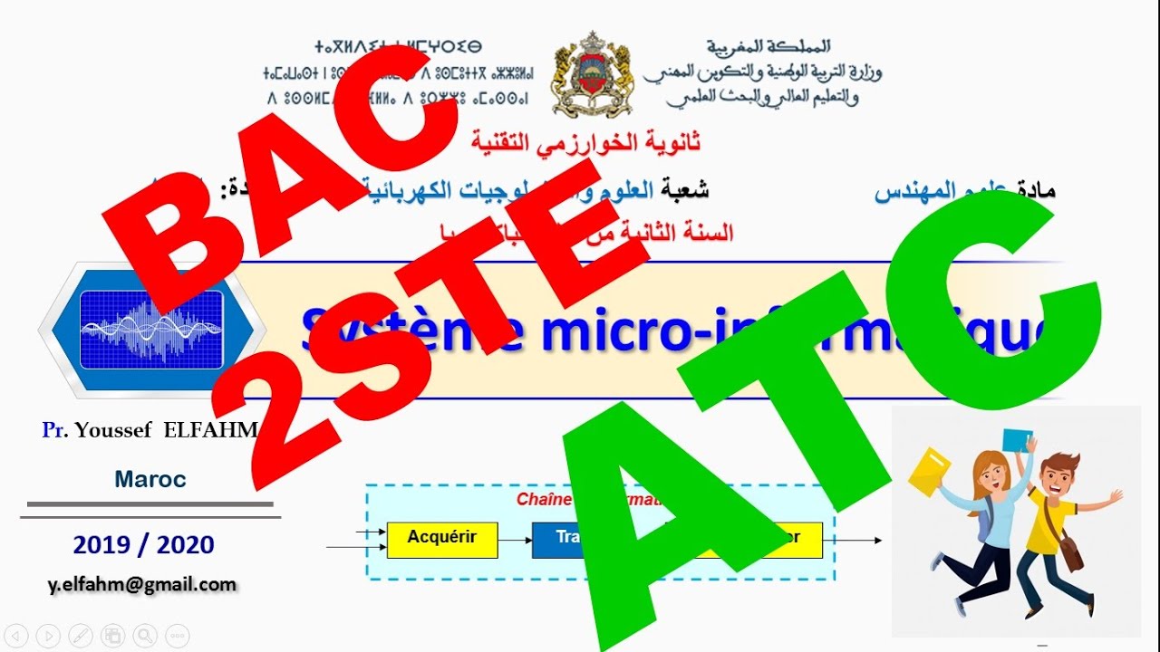 2 STE: Cours ATC. Microcontrôleur PIC16f877