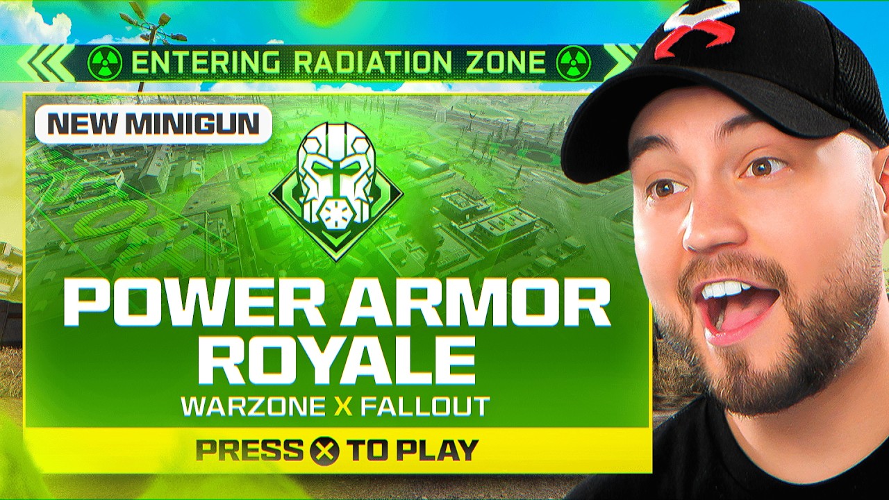 the NEW POWER ARMOR ROYALE in WARZONE BO7! (COD x Fallout Event)