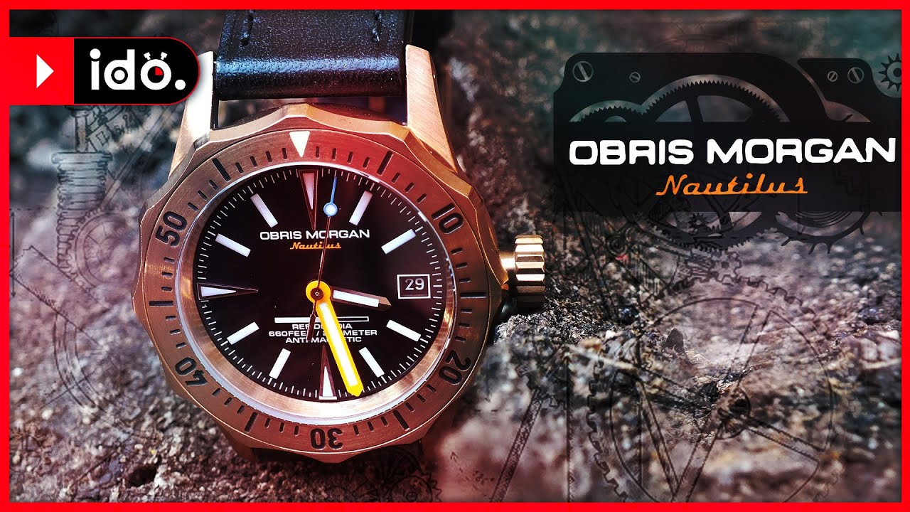 Obris Morgan Nautilus automata, bronz, búvár óra bemutató magyarul /Idő-PONT/