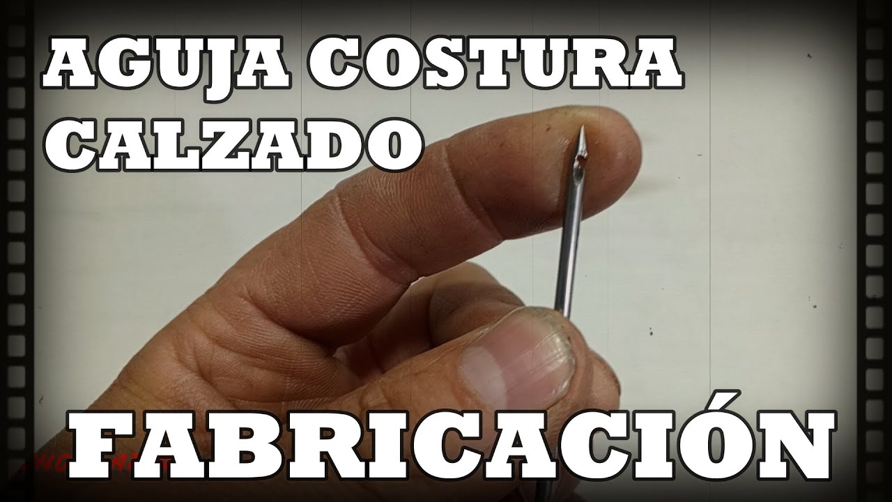 Como HACER Aguja para coser ZAPATOS faciL